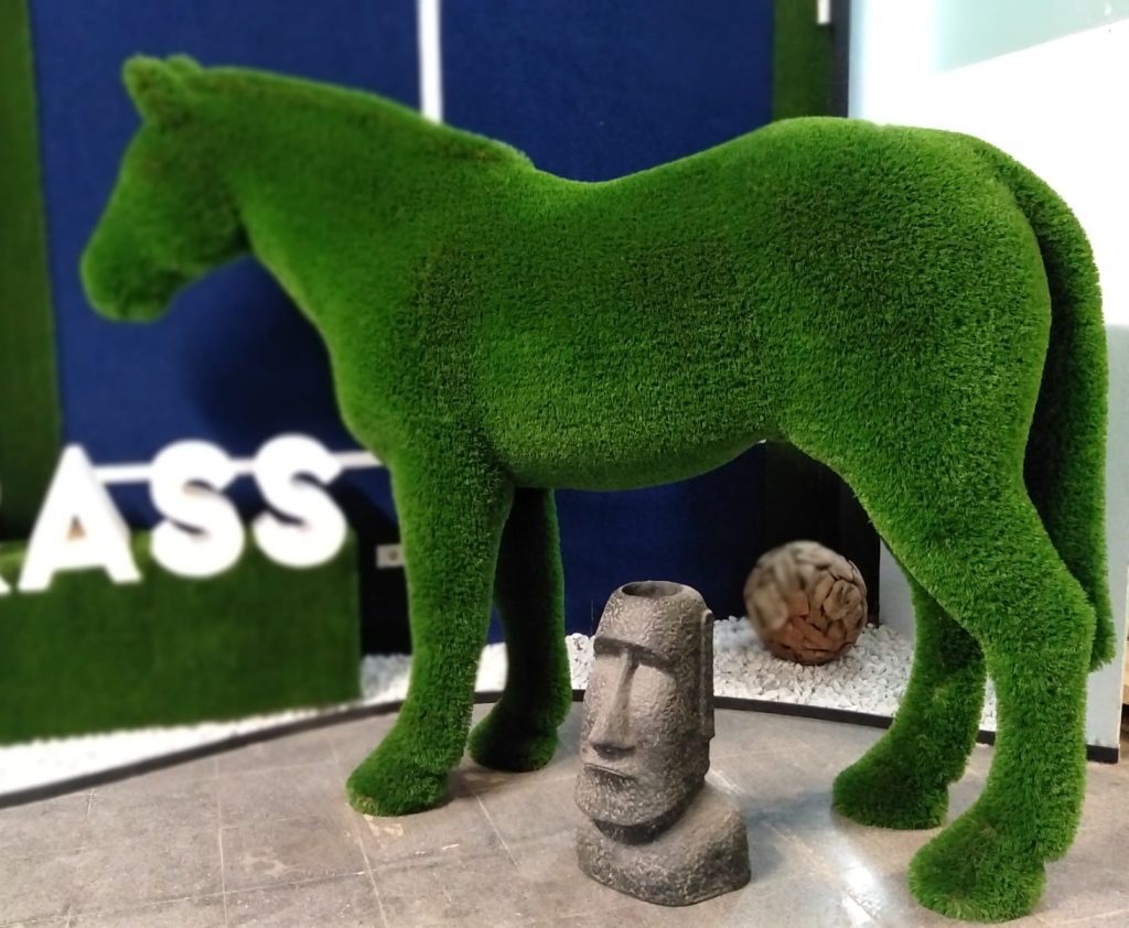 caballo de césped artificial tenerife