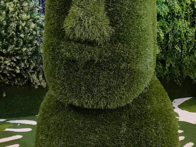 Tótem de césped artificial en tenerife